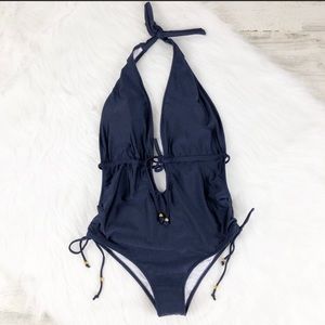 Cupshe NWT Navy Blue One Piece Swimsuit